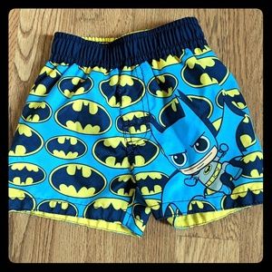 Batman Boys Swim trunks 3/6 months